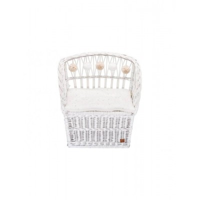 Lilu Wicker Seat With Trunk White