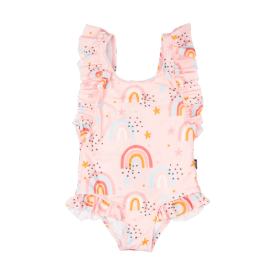 Rock Your Kid Sunshine and Rainbows One Piece Size 2Y - 8Y