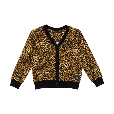 Rock Your Kid Leopard Skin Cardigan Size 2Y - 8Y