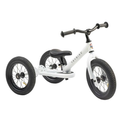 Trybike White with black seats and grips