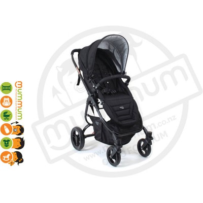 Valco Baby Snap Ultra in Black, Free Rain Cover & Adapter *Albany Display Unit*
