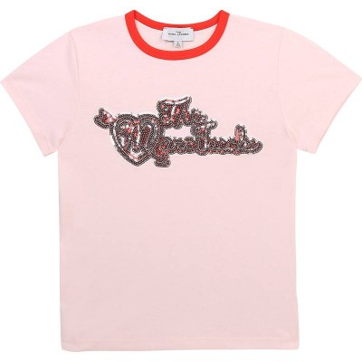 Little Marc Jacobs Short Sleeves T-shirt Pink Size 6A - 10A