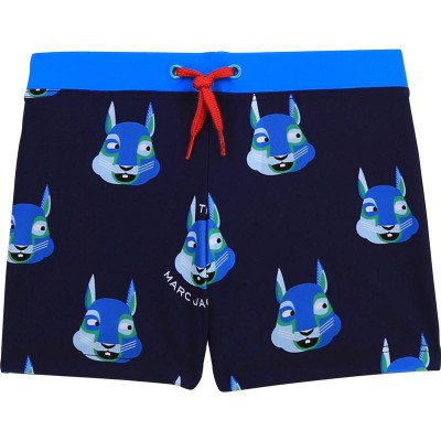 Little Marc Jacobs Swimming Trunks Medieval Blue Size 6A - 10A