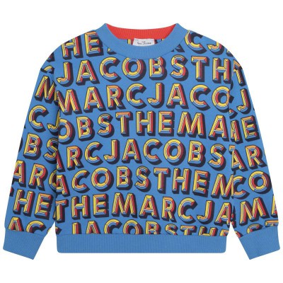 Little Marc Jacobs Sweatshirt Pale Blue Size 6A - 12A