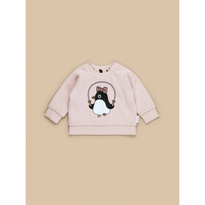 Huxbaby Skipping Penguin Resersible Sweatshirt Size 6Y, 7Y
