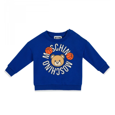 Moschino Baby Sweatshirt Surf Blue Size 12M - 3Y