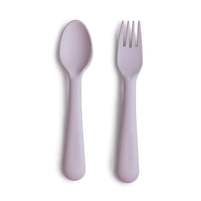 Mushie Fork & Spoon Set Assorted