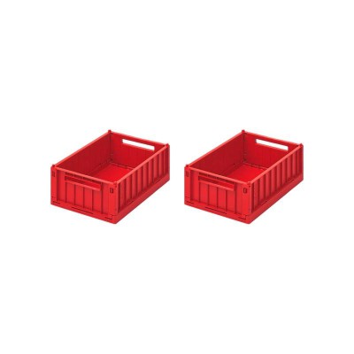 Liewood Weston Storage Box Small 2 pack Apple Red