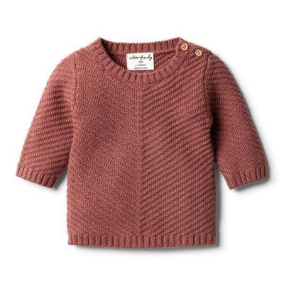 Wilson & Frenchy Chilli Marle Knitted Chevron Jumper Size 6m - 24m